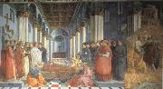 Fra Filippo Lippi The Celebration of the Relics of St Stephen and Part of the Martyrdom of St Stefano Sweden oil painting artist